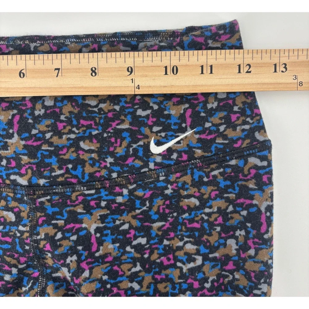Nike Dri-Fit Cropped Leggings Women's XS‎ Multi Color Geometric Gym Training